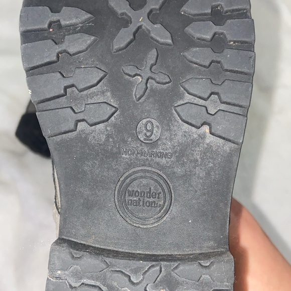 Wonder Nation Critter Cutie Lace-up Moto Boot - Picture 6 of 8